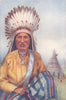 CANADA. Montreal and the upper St Lawrence. An Indian Chief 1907 old print