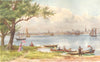CANADA. Ontario. Toronto, from the Island 1907 old antique print picture