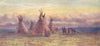 CANADA. Ontario. Indians in the olden time 1907 antique print picture