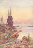 CANADA. The Canadian Lake Region. Portage on Surprise Lake 1907 old print