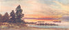 CANADA. The Canadian Lake Region. Sunset on Lake Superior 1907 old print