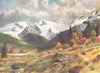 CANADA. Prairie Provinces. The valley from Rogers Pass 1907 old antique print