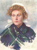 BELGIUM. A Flemish young woman 1908 old antique vintage print picture