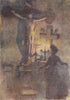 BELGIUM. In St Walburg's church, Veurne Furnes 1908 old antique print picture