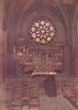 BELGIUM. The Cathedral Chapel of St Joseph, Antwerp 1908 old antique print