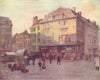 BELGIUM. Old house of the Quai de La Goffe, Liège 1908 antique print
