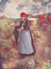 BELGIUM. A peasant woman of the Ardennes 1908 old antique print picture