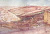 JERUSALEM. valleys of Hinnom and Jehoshaphat 1902 old antique print picture