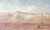 ISRAEL. The hills round Nazareth from the plain of Esdraelon 1902 old print