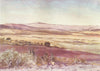 SYRIA. Mount Hermon from the slopes of Tabor 1902 old antique print picture
