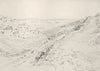 JERUSALEM. Siloam from under south-east wall of temple area 1902 old print