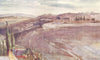 JERUSALEM. Traditional spot, Mount of Olives Christ wept, city 1902 old print