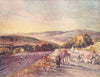 ISRAEL. Site of the ancient city of Samaria 1902 old antique print picture