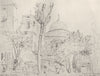 JERUSALEM. Church Holy Sepulchre garden of Greek Monastery 1902 old print