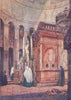 JERUSALEM. The Rotunda and chapel of the Holy Sepulchre 1902 old antique print