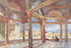 JERUSALEM. Interior of the dome of the chain looking North 1902 old print