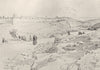 JERUSALEM. Jerusalem, with the road from Bethany 1902 old antique print