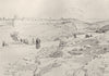 JERUSALEM. Jerusalem, with the road from Bethany 1902 old antique print