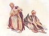 FARMING. Syrian Shepherds and shepherd boy 1902 old antique print picture
