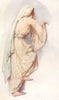 SOCIETY. Study for holiday dress of Syrian women 1902 old antique print