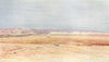 ISRAEL. The Western shore of the Dead sea 1902 old antique print picture