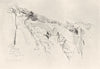 ISRAEL. Mount of Olives, disciples slept during Agony, garden 1902 old print