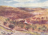 JERUSALEM. The Valley of Hinnom with the hill of offence 1902 old print