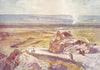ISRAEL. Plain of Jericho towards Mountains Moab 1902 old antique print picture