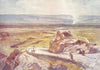 ISRAEL. Plain of Jericho towards Mountains Moab 1902 old antique print picture