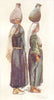 PORTRAITS. Studies of Syrian peasant women 1902 old antique print picture