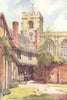 The Grammar School & Guild Chapel, Stratford-on-Avon. Ernest Haslehust 1920