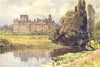 Thoresby, the Dukeries. Nottinghamshire. By Ernest Haslehust 1920 old print