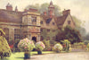 Rufford Abbey, the Dukeries. Nottinghamshire. By Ernest Haslehust 1920 print