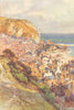 The Old Town, Hastings. Sussex. By Ernest Haslehust 1920 antique print