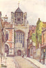 Rye Church. Sussex. By Ernest Haslehust 1920 old antique vintage print picture