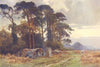 Gipsies at Coldharbour. Surrey. By Ernest Haslehust 1920 antique print