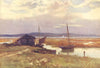 Lepe, the New Forest. Hampshire. By Ernest Haslehust 1920 old antique print