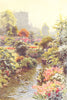 In the Upper Gardens, Bournemouth. Dorset. By Ernest Haslehust 1920 old print