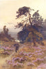 Harlow Moor, Harrogate. Yorkshire. By Ernest Haslehust 1920 old antique print