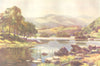 Rydalmere, Lake district. Cumbria. By Ernest Haslehust 1920 old antique print