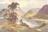Thirlmere and Helvellyn, Lake district. Cumbria. By Ernest Haslehust 1920