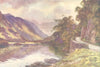 Ullswater, Lake district. Cumbria. By Ernest Haslehust 1920 old antique print