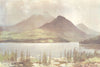 Bassenthwaite Lake & Skiddaw, Lake district. Cumbria. By Ernest Haslehust 1920