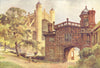 The Horse-Shoe Cloisters & St. George's Chapel, Windsor Castle. Haslehust 1920
