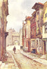 Nell Gwyn's house & Henry VIII Gateway, Windsor Castle. Ernest Haslehust 1920