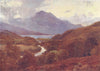 SCOTLAND. Trossachs. Brig O' Turk and Ben Venue 1911 old antique print picture