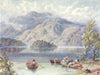 SCOTLAND. Trossachs. Loch Katrine and Ellen's Isle 1911 old antique print
