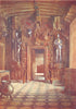 SCOTLAND. The entrance hall, Abbotsford 1912 old antique vintage print picture