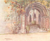 SCOTLAND. Dryburgh Abbey 1912 old antique vintage print picture
