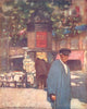 PARIS. A Kiosk on the Boulevard 1909 old antique vintage print picture